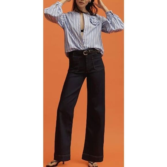 Anthropologie Denim - Anthropologie Maeve The Colette Full Length Jeans Women’s Sz. 32T